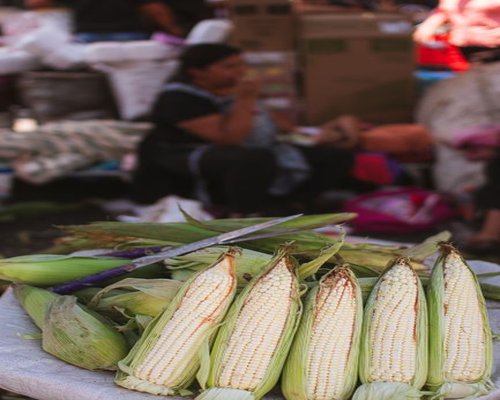 Fresh produce at a Mexican local market or tianguis